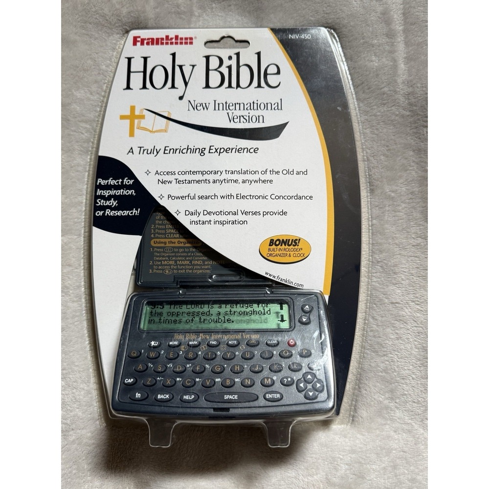 Franklin NIV-450 Holy Bible New International Version New Sealed